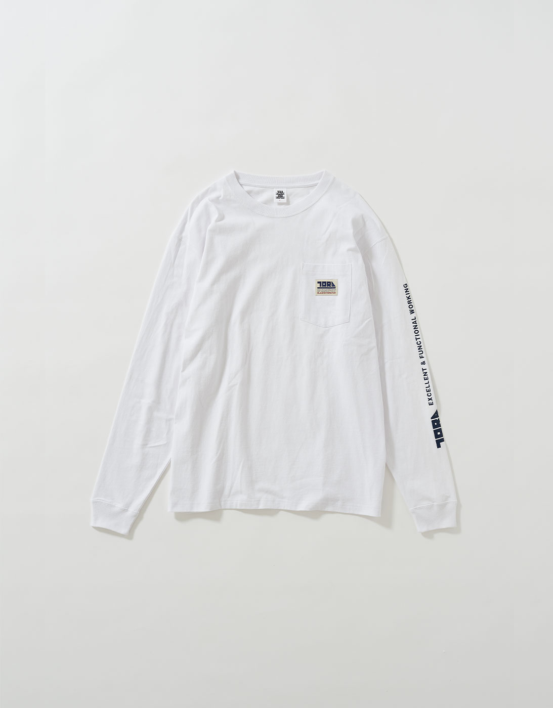 TORAICHI POCKET L/S TEE 1811-617 OFF WHITE (BlackEyePatch & TORAICHI Collaboration)