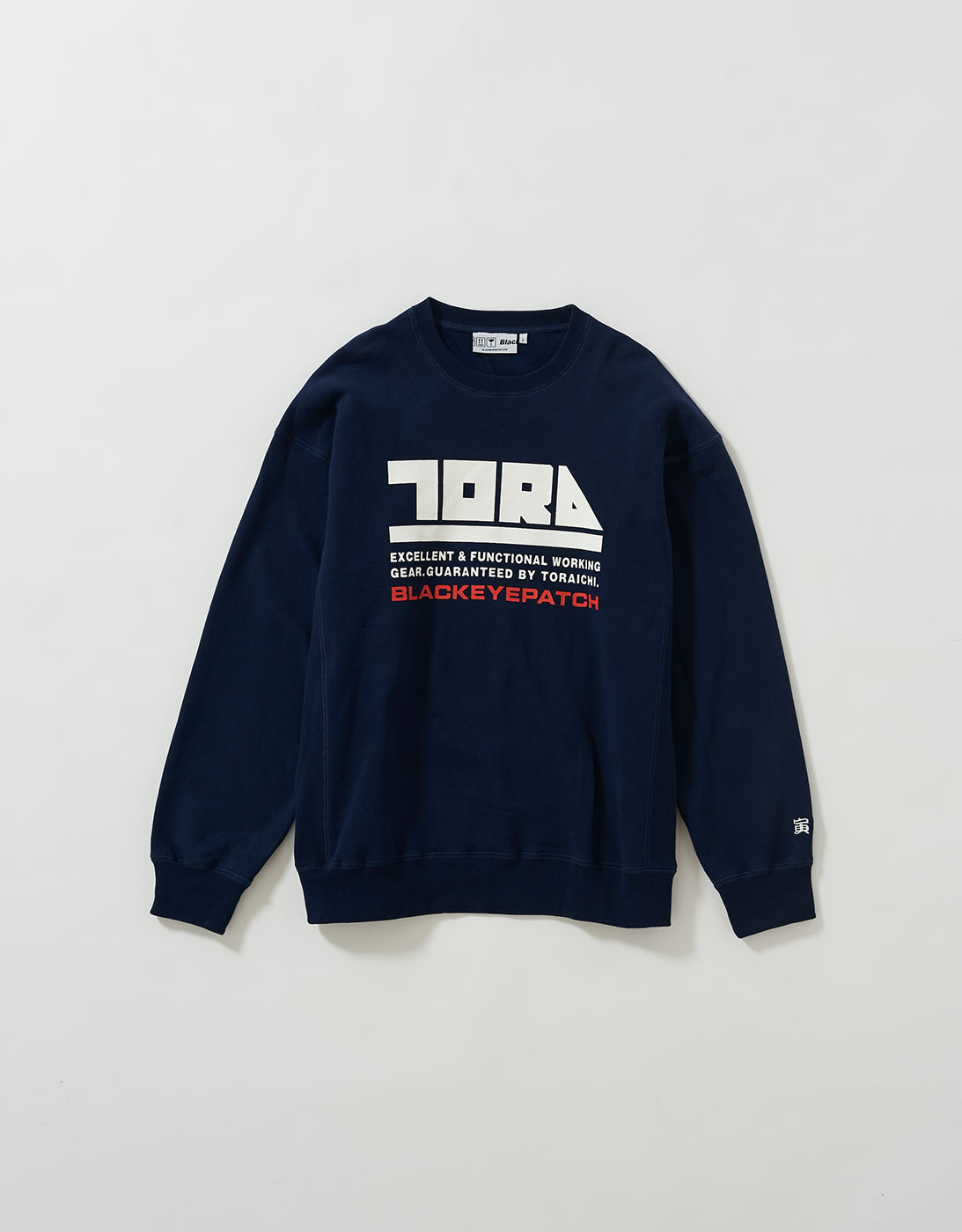 TORAICHI CREWSWEAT 1810-627 NAVY  (BlackEyePatch & TORAICHI Collaboration)