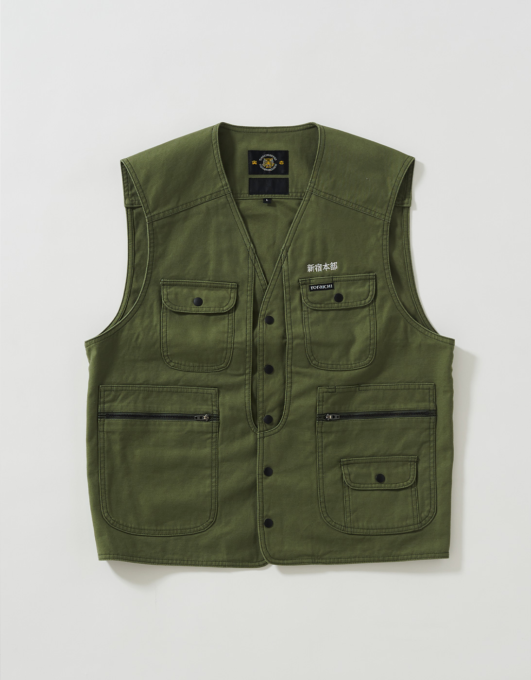 9SARI ARMY VEST 4441-730  OLIVE DRAB