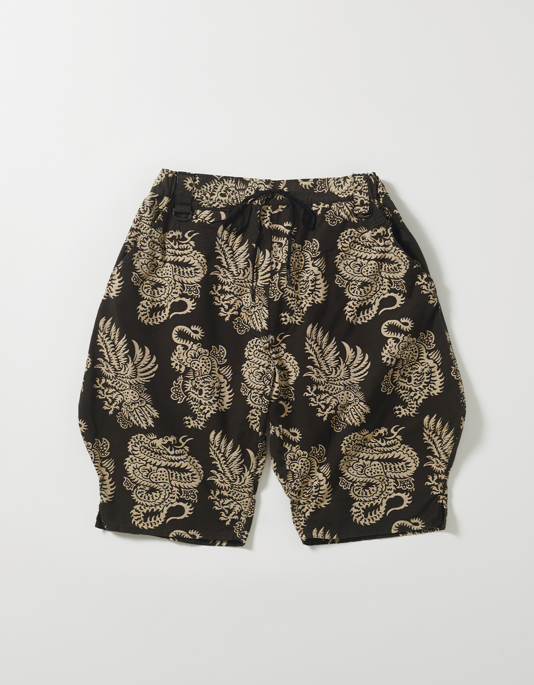 TZB TOBI SHORT PANTS 1813-704 BLACK × BEIGE