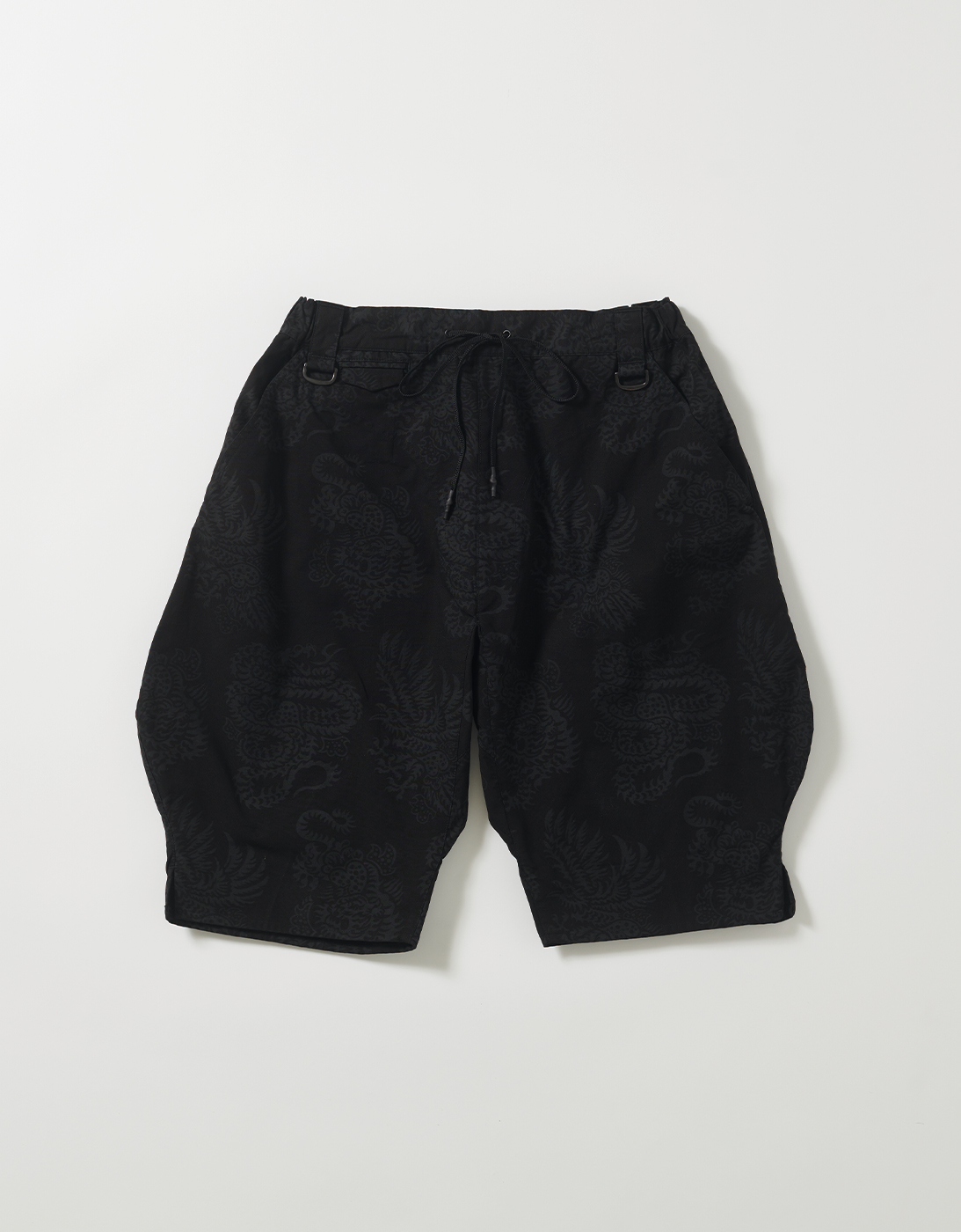 TZB TOBI SHORT PANTS 1813-704 BLACK × C-GREY